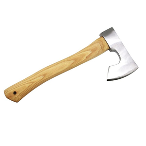 Small Outdoor Axe With Strong Steel Head And Smooth Wooden Handle For Wood Chopping Kindling And Survival Tasks - Product Image 5
