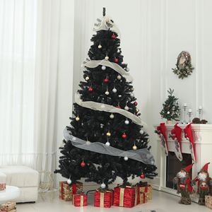 Albero di Natale Artificiale Non Illuminato Alto 2,74 m con 2132 Punte di Rami, Base in Acciaio ad Apertura Automatica per Decorazioni Natalizie Casa o Ufficio - Product Image 1