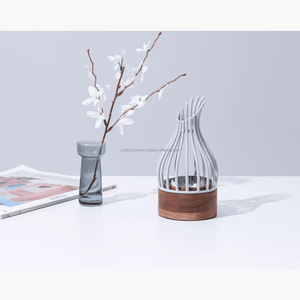 2025 Promotion Luxury Mubkhar Wooden & metal Middle East Arabic Bakhoor Hot Sale <b>Wood</b> <b>Mini</b> Bukhoor Incense <b>burner</b> - Product Image 1