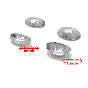 Pair of Corneal Eye <b>Shield</b> Protectors Stainless Steel Laser Eye <b>Shields</b> - Product Image 3