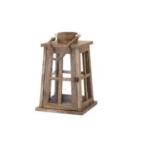 Farol Decorativo de Madera de Calidad Sostenible, Tendencia en Decoración para el Hogar, Jardín y Bodas, Estilo Clásico - Product Image 2