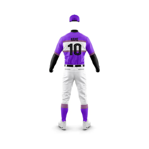 For Baseball Jersey Set White Pants <b>Cap</b> Digital Print Custom Uniforms for Men Moisture Wicking Four-Way Stretch Eco-Friendly - Product Image 3
