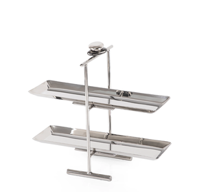 Support à gâteau moderne en bois à bas prix avec finition émaillée et couvercle décoratif en forme de dôme, idéal pour les gâteaux de mariage et de Noël - Product Image 1