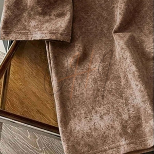 Camiseta Oversize Vintage Marrón Lavado Ácido para Hombre, Estilo Urbano, Personalizable por Delante, Casual, Manga Corta, Algodón Transpirable de Secado Rápido - Product Image 2