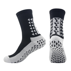 High Quality Knee High Knitted Sports Anti Slip Soccer Football <b>Socks</b> 100% Cotton Acrylic Summer Season Unisex For Adult - Product Image 1