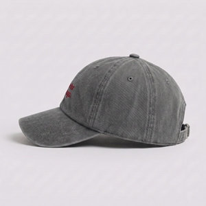 Faded Dark Gray 6 Panel Baseball Cap 3D Embroidery Image Letter Custom <b>Dad</b> <b>Hat</b> Adjustable Unisex Sports Headwear Common Fabric - Product Image 2