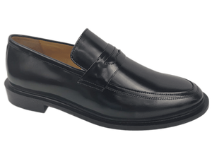 Mocasines Formales de Piel de Oveja Negra para Hombre Dlords, con Punta en Pico, para Oficina y Carrera Profesional, para Todas las Temporadas, con Suela de Goma Antideslizante - Product Image 1
