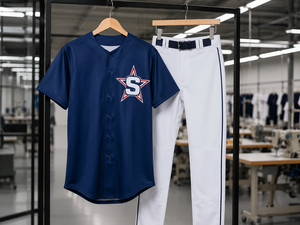 เสื้อเบสบอลแบบสั่งทำ OEM พิมพ์ลายแบบ Sublimation สำหรับทีมเบสบอล เสื้อทีมพร้อมโลโก้สั่งทำ ชุดยูนิฟอร์มยอดนิยมขายดี - Product Image 2