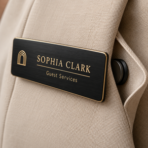 Etiquetas de Identificación Personalizadas, Insignia de Metal para Personal, Logotipo Personalizado para Uniformes de Trabajo, Fabricante OEM - Product Image 3