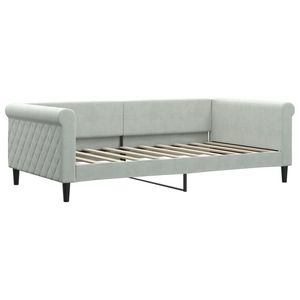 Light Gray 39.4"x74.8" <b>Daybed</b> <b>with</b> Trundle <b>Mattress</b> Not Included - Product Image 6