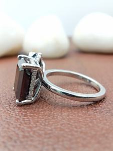 D'VINS JEWELS Trendy Marquise Lab Grown Diamond Engagement Wedding Ring Brilliant Cut Filled Color D White <b>Rose</b> Gold for - Product Image 5