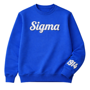 Felpa con Maniche in Ciniglia Phi Beta Sigma 1914 per Uomo, Tessuto Premium, Vestibilità Comoda, Abbigliamento Casual per Fraternità Greca - Product Image 4