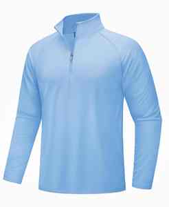 T-shirt de course à compression pour homme |   Haut de sport coupe-vent à séchage rapide à manches longues |   T-shirt de sport coupe classique |   Motif à carreaux | - Product Image 4