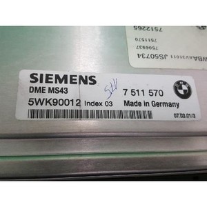 ECUs y Módulos de Computación Usados de la Serie 3 5WK90012 - Product Image 5