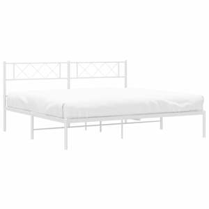 Cadre de lit rectangulaire moderne en métal - Product Image 3