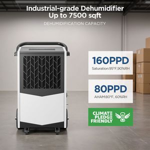 160 Punti. 7.500 mq Deumidificatore Commerciale e Industriale Senza Contenitore Ft. White - Product Image 4