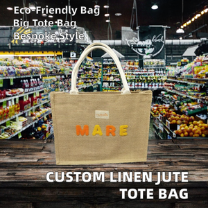 กระเป๋าช้อปปิ้งผ้ากระสอบคุณภาพส่งออกสำหรับผู้ซื้อขายส่งระหว่างประเทศ - Product Image 6