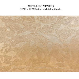 Meilleur prix pour les feuilles de placage métallique, finition dorée naturelle pour le revêtement mural intérieur et extérieur, maison, hôtel - Product Image 1