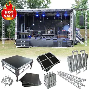 Fábrica De Alumínio Stage Platform 4x8 ft Stage Deck Alumínio Exterior Stage Podium Para Eventos De Concerto Casamento