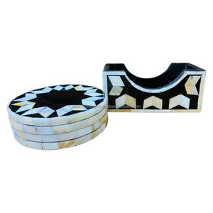 Posavasos de Té MOP, Alfombrilla Decorativa para Oficina, Uso en Mesa, Diseño Clásico, Ecológico, Lujoso, Hecho a Mano, Juego de Posavasos de Nácar - Product Image 4