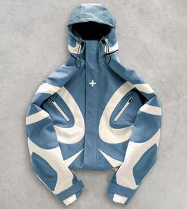 Sudadera con Capucha para Hombre, Color Borgoña, con Cierre, Forro Polar, Impermeable, Transpirable, Manga Larga, Estilo Casual Urbano para Invierno - Product Image 4
