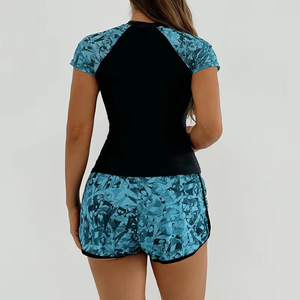 High Quality <b>Rash</b> <b>Guard</b> Training Wear Slim Fit <b>Women</b> <b>Rash</b> <b>Guard</b> Top Selling Product <b>Women</b> Short Sleeve <b>Rash</b> <b>Guard</b> - Product Image 1