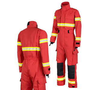 Camisa y Pantalones Resistentes al Fuego y a las Llamas, Ropa de Seguridad Reflectante para Bomberos, Uniformes de Trabajo Personalizados al por Mayor - Product Image 5