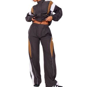 <b>Windbreaker</b> Tracksuit With Custom Design / Hot Sale Multi Color Breathable <b>Women</b> <b>Windbreaker</b> Sets - Product Image 1