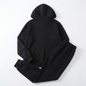 Conjunto Deportivo Transpirable de Invierno con Sudadera de Tela Suave y Pantalones de Corte Recto para Viajes y Actividades Diarias - Product Image 2