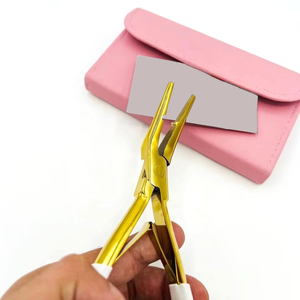 Stainless Steel Hair <b>Extension</b> <b>Beads</b> Remover Pliers Tool for Easy Opener/Closer of Hair <b>Extensions</b> Hair Styling Salon Use - Product Image 4