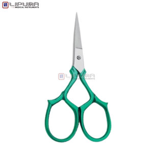 Luxury Ergonomic Curved Beauty Sharp Stainless Steel Blades Rounded Tip <b>Nail</b> Fancy <b>Scissors</b> Gentle Trimming - Product Image 3