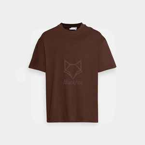 เสื้อยืดคอกลมโอเวอร์ไซส์ผู้ชาย ขายส่ง ผ้าคอตตอน/โพลีเอสเตอร์ผสม 100% น้ำหนัก 200 กรัม ระบายอากาศได้ดี กันลม ปักโลโก้ด้านหน้า สไตล์ลำลอง - Product Image 6