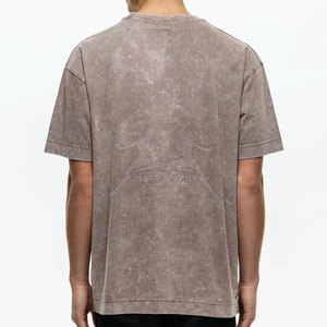 เสื้อยืดซักกรดสำหรับผู้ชายเสื้อวิ่งออกกำลังกายพิมพ์ลายโลโก้ได้ตามต้องการ - Product Image 2