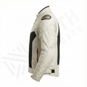 Chaqueta de Motociclista de Cuero Genuino para Hombre de la Mejor Calidad, Nueva Colección de Invierno, Chaquetas de Motocicleta con Protecciones Desmontables Personalizadas - Product Image 3