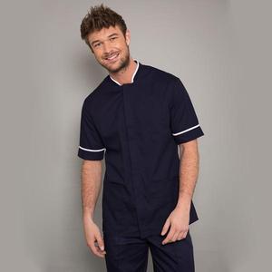 Tunique de coiffeur pour hommes, vêtements de travail pour hommes, uniformes de salon de beauté pour hommes avec logo et personnalisation des couleurs Wexturn - Product Image 6