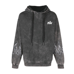 Sweats à capuche délavés à l'acide 100% coton Coupe oversize Anti-rétrécissement Matière de haute qualité Design délavé unique Parfait pour le streetwear décontracté - Product Image 1