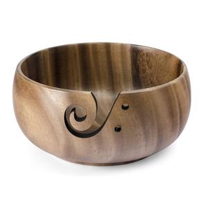 Cuenco de madera de mango para hilo, superventas, herramienta multifuncional ecológica y de moda, cuencos de hilo artesanales para tejer a ganchillo - Product Image 3