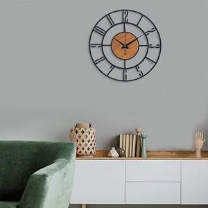 High Quality Art Deco Metal <b>Wall</b> Art <b>Clock</b> Hanging Home Decor Living Room Bedroom Office Birthday Cheap Price - Product Image 1