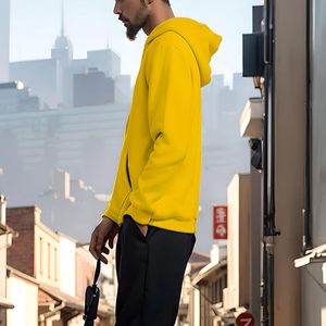 Sweat-shirt à capuche thermique en polaire épaisse pour homme, idéal pour la gym, l'entraînement, la course à pied, le fitness et les activités de plein air - Product Image 4