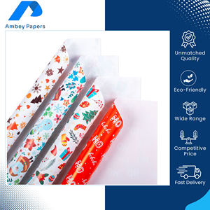 Indian Manufactured High Quality Wood Pulp 50-100 GSM Smooth-finish Eco-Friendly Recyclable Gift Packaging Multi Colors - Product Image 5