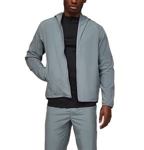 Veste coupe-vent d'été pour homme, design personnalisé, respirante, en polyester, séchage rapide et imperméable, avec capuche, grandes tailles - Product Image 1