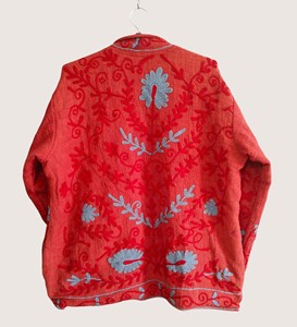 เสื้อแจ็คเก็ตปักลายตาแบบซูซานี ผ้าฝ้ายออร์แกนิคสไตล์โบฮีเมียน ยี่ห้อ CVR แขนยาว ไซส์พลัส เสื้อคลุมลำลองสำหรับผู้หญิง ใส่ได้ในฤดูหนาว - Product Image 2