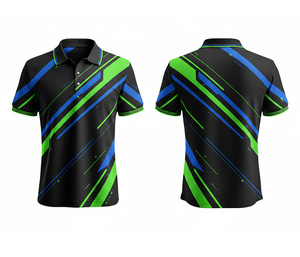 Professional Sublimation Polo Shield Jersey Custom Sportswear Durable Stitching for Men Women Youth Quick-Dry Dry-Fit Active - Product Image 5