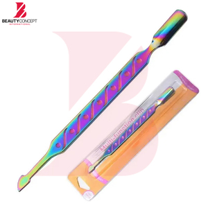 Pousse-cuticules en acier inoxydable à double tête, éliminateur de peaux mortes, outils de manucure, nettoyage des saletés, outils de nail art - Product Image 6