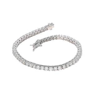 Moissanite <b>Charm</b> Bracelet 925 Sterling Silver Luxury Vintage IGI Certified Octagon Cut Women Elegant Wedding Gift - Product Image 3