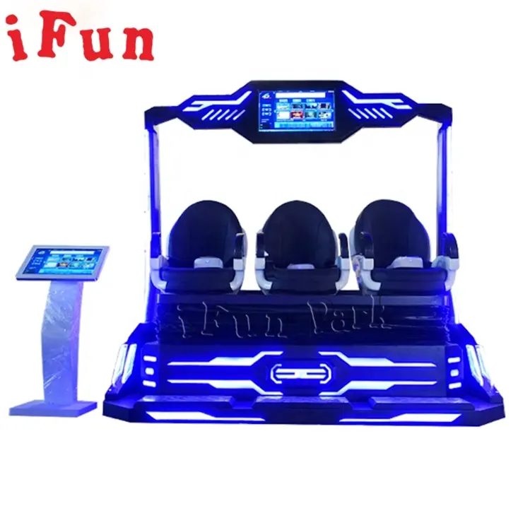 3 Seats Multi Player Cinema Virtual Reality VR Theater Game Machine 12D Vr Simulator For Sale