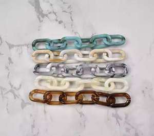 Modern Design Colorful Resin Art Decorative <b>Chain</b> Links Customizable Logo Handmade for Diwali Birthday Wedding Occasions - Product Image 1