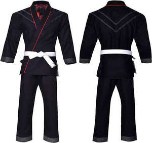 Uniforme de BJJ 100% Algodón con Tejido Perla, 450 GSM, Bordado Personalizado con Logotipo, Transpirable, Ligero, Resistente, para Artes Marciales, OEM - Product Image 1