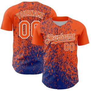 Camiseta de Béisbol Sublimada Personalizada, 100% Poliéster, Secado Rápido, Transpirable, Uniforme de Equipo, Camisas de Béisbol para Hombre con Botones Completos - Product Image 5