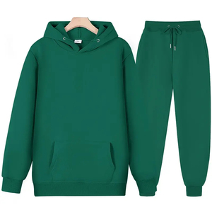 Survêtements de haute qualité pour garçons, pull-over, ensembles gris uni chauds pour enfants - Product Image 3